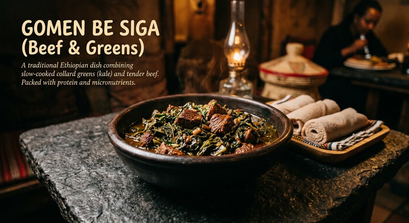 Gomen Be Siga (Beef & Greens)