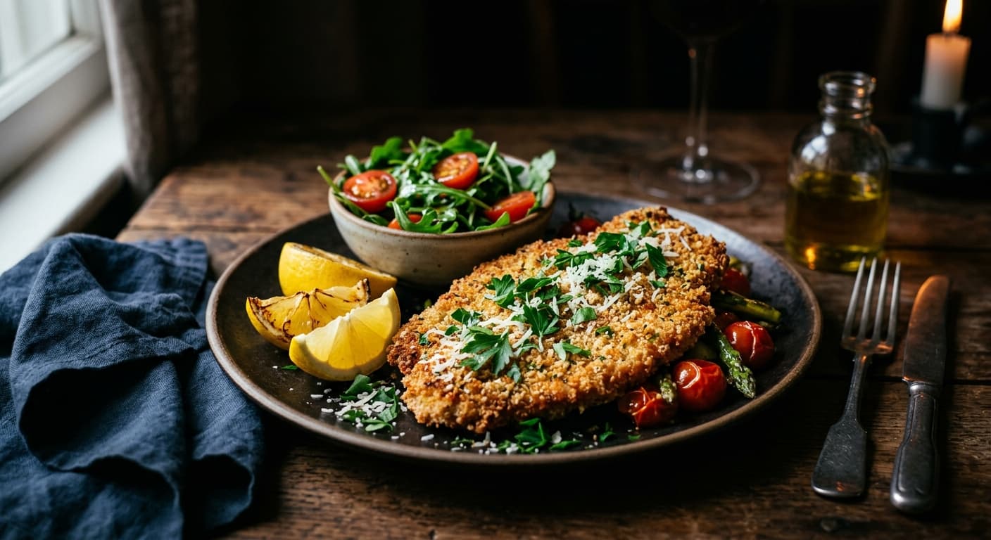 Italian Baked Veal Milanese