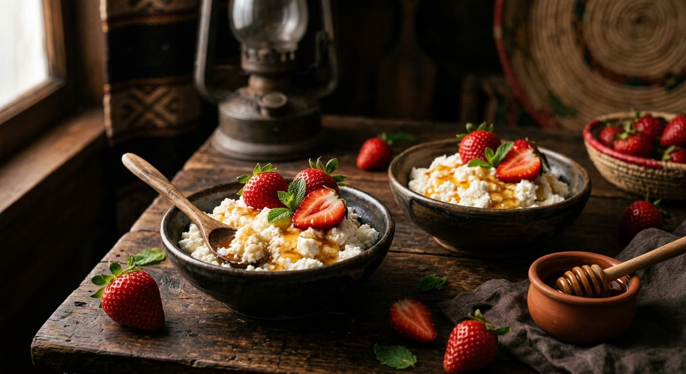 Ethiopian Ayb & Honey Dessert Bowls