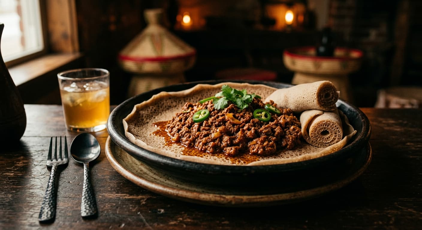 Minchet Abish (Ethiopian Minced Beef Stew)