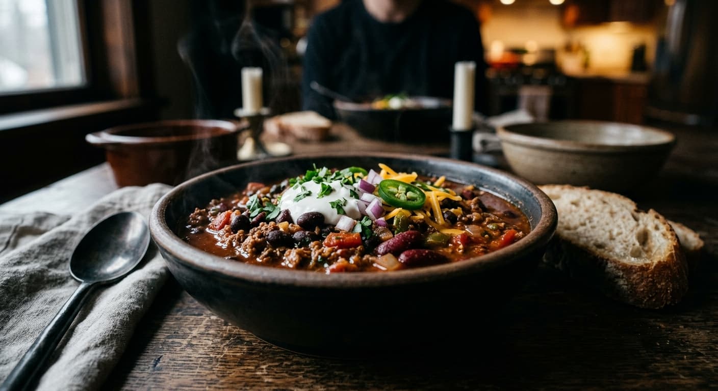 Double Bean & Beef Chili